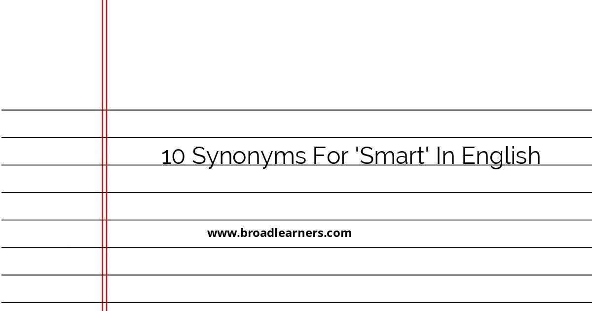 10-synonyms-for-smart-in-english