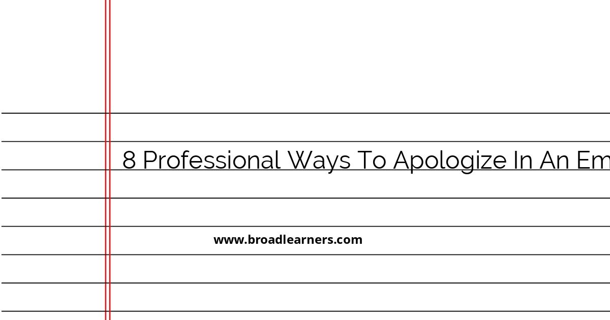 8-professional-ways-to-apologize-in-an-email