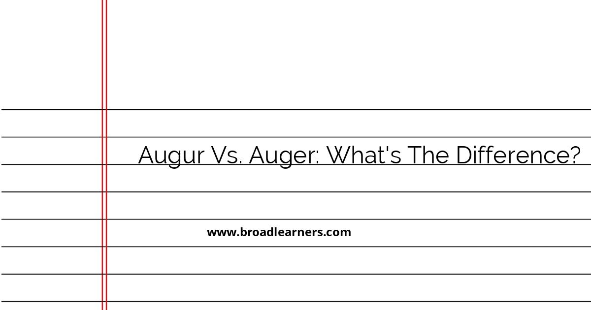 understanding-the-difference-between-augur-and-auger
